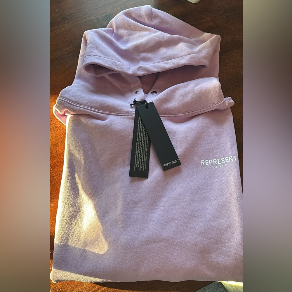 Represent Owners Club Hoodie - Lilac Size XL - NEW